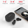 somostel słuchawki bluetooth douszne tws bt 5.0 niebieski stero sms-j13