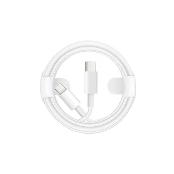 economy ładowarka sieciowa typ-c 35w biała 2xtyp-c pd + kabel usb typ-c - typ-c