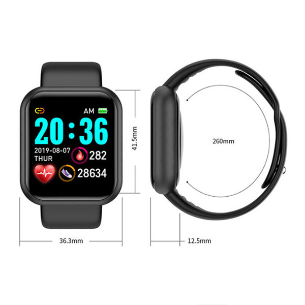 zegarek smartwatch trusty lite czarny pl menu / aplikacja