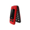 mobiola telefon dla seniora mb610 2g czerwony z klapką