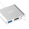 somostel adapter host usb+typ-c+hdmi 60w srebrny sms-bz07