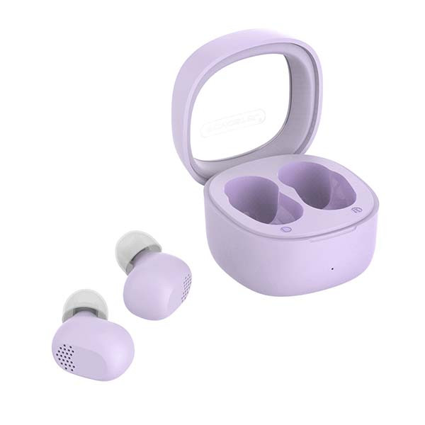 somostel słuchawki bluetooth douszne tws bt 5.0 fioletowy stero sms-i660