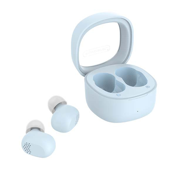 somostel słuchawki bluetooth douszne tws bt 5.0 niebieski stero sms-i660