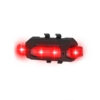 zestaw lamp rowerowych z akumulatorem przód 1-led 3 stopnie świecenia tył 5-led kabel micro usb lxr20201