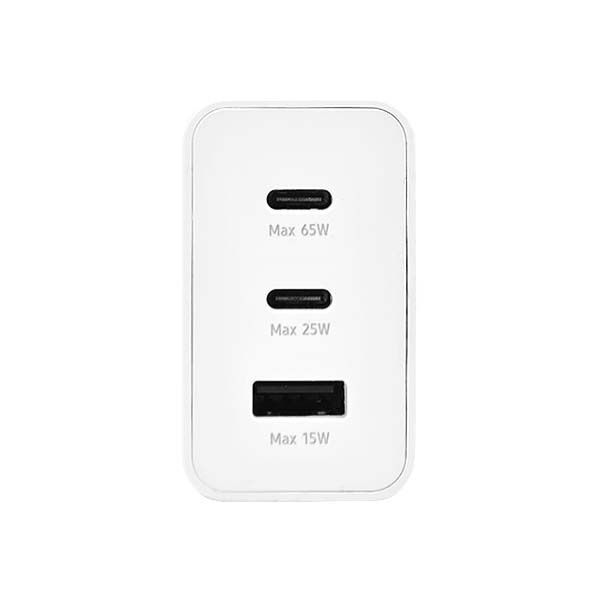 litte ładowarka sieciowa pd 2xusb-c 1xusb t6530 65w biała (45)