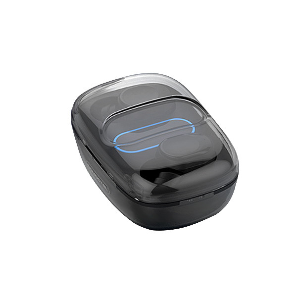 somostel słuchawki bluetooth douszne tws bt 5.0 czarny stero sms-j15