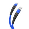 redx kabel usb pd typ-c do typ-c 3a niebieski oplot wzmacniany 2m