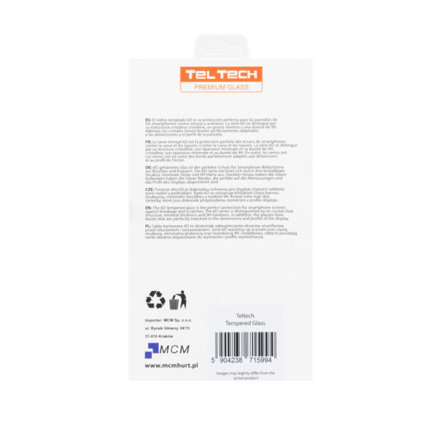 teltech szkło hartowane 6d do iphone 15 / 16