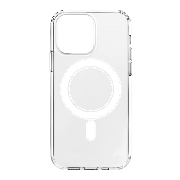 ecobox magsafe magnetic case do iphone 14 pro max przeźroczysty etui nakładka transparent