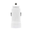 denmen ładowarka samochodowa 2xusb 2.4a 12w biały dz17w