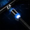 ecobox kabel usb 3w1 magnetyczny 360 czarny iphone micro typ-c