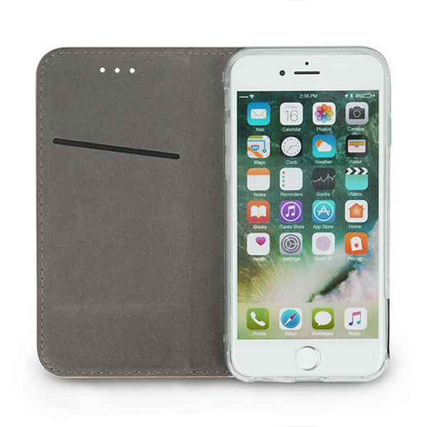 kabura smart book magneto xiaomi redmi 13c burgundowy etui portfel