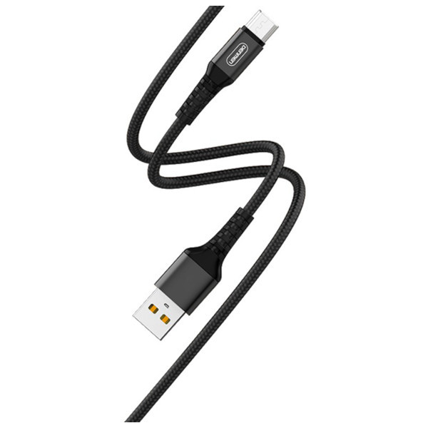 kabel usb wzmacniany oplot iphone denmen czarny 1m d02l - uszkodzone pudełko