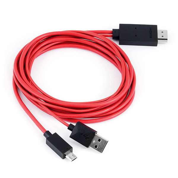 adapter kabel mhl micro usb do hdmi tv przejściówka fullhd