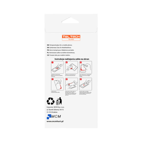 teltech szkło hartowane 2.5d do iphone 13 / 13 pro / 14 / 16e