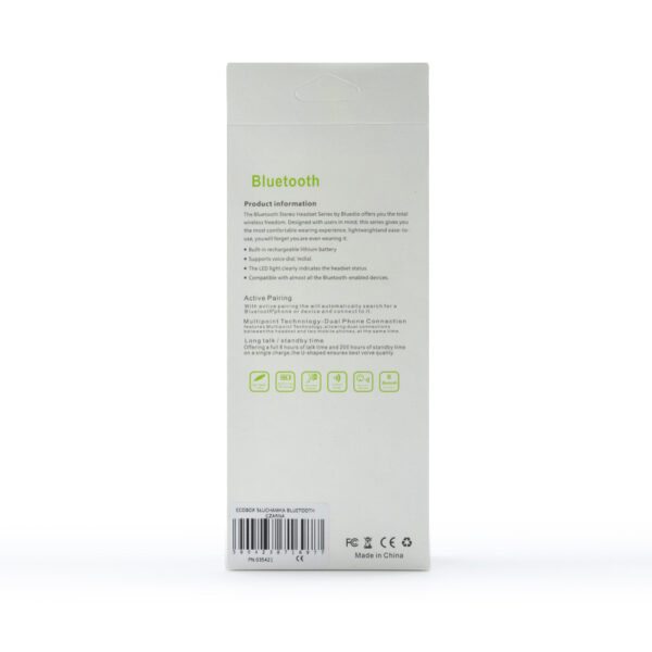 ecobox słuchawka bluetooth czarna