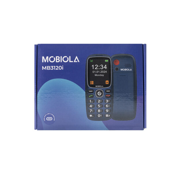 telefon gsm mobiola dla seniora mb3120i 2g niebieski
