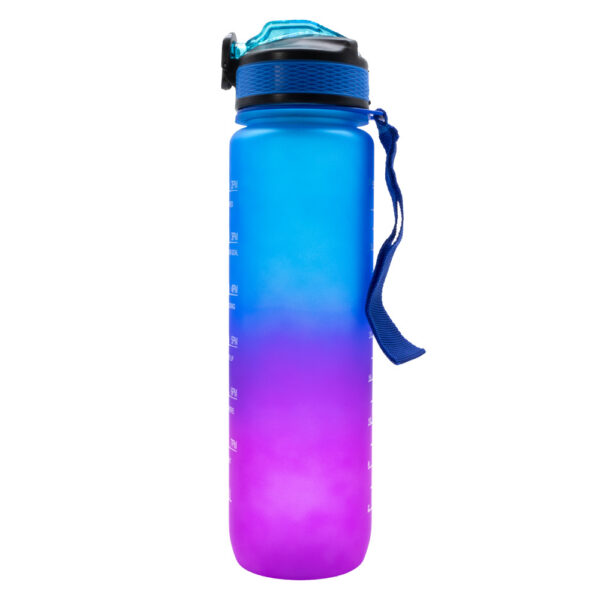 trusty butelka sportowa / motywacyjna bidon refill niebiesko-różowy
