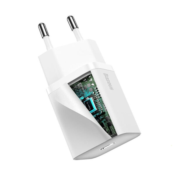 baseus ładowarka sieciowa usb-c type-c pd qc3.0 20w 3311 - uniwersalny ccsup-b02