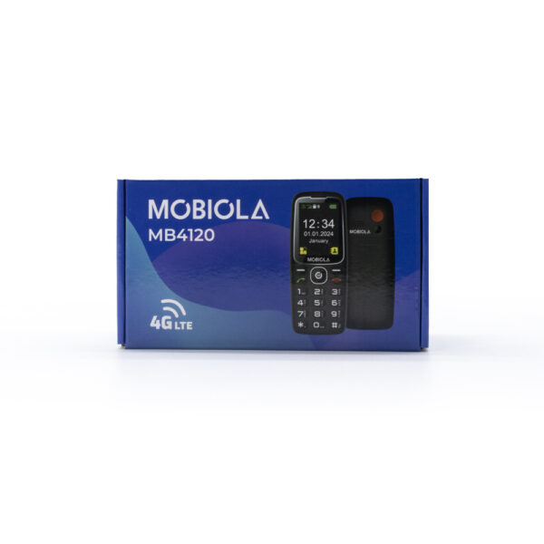 telefon gsm mobiola mb4120 4g telefon dla seniora czarny