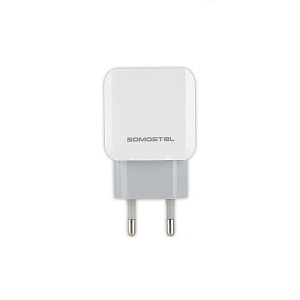 somostel ładowarka sieciowa 2xusb 2.1a 1m biały sms-a13