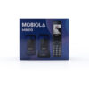mobiola telefon dla seniora mb610 2g niebieski z klapką