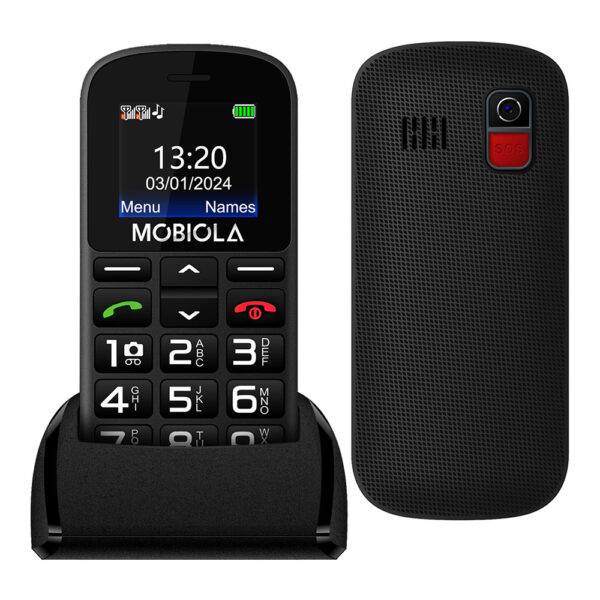 telefon gsm mobiola mb200 2g telefon dla seniora czarny