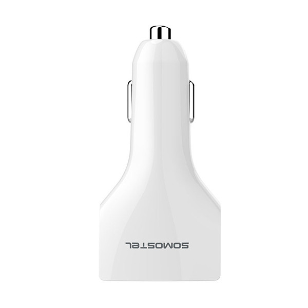 somostel ładowarka samochodowa 4xusb 5.4a quick charge qc3.0 biały sms-a66