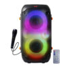 esperanza głośnik bt fm led rgb karaoke singer