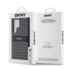 dkny pc/tpu repeat pattern tonal stripe case for samsung s24 ultra czarny