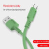 somostel kabel usb - microusb 3.1a 30w 1.2m quick charge qc3.0 zielony sms-bp06
