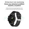 zegarek sportowy smartwatch czarny czerwony senbono s30