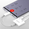 somostel adapter hf usb typ c - usb typ c + zasilanie biały sms-bz06