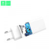 ładowarka sieciowa 2.4a denmen biała 2400ma dc01 12w single