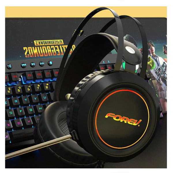 forev słuchawki z mikrofonem gaming fv-g95 + led usb