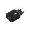 somostel ładowarka sieciowa usb+typ-c + kabel typ-c - typ-c 3a 18w 1m power delivery pd+qc3.0 czarny sms-q01