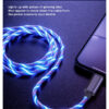 somostel kabel led usb - lightning 3.1a 30w 1.2m quick charge qc3.0 niebieski sms-by01