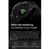 zegarek sportowy smartwatch senbono x28 czerwony full hd 360x360, pomiar spo2, metalowa koperta