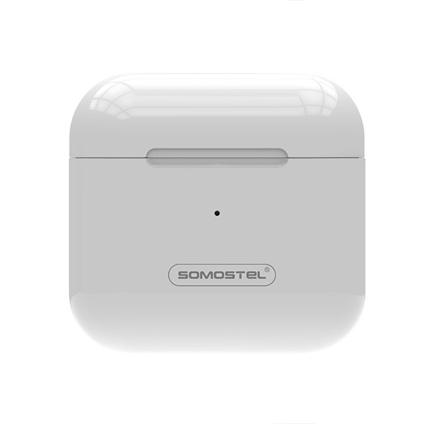 somostel słuchawki bluetooth douszne pro 4 tws earbuds tws bt 5.3 biały stero sms-pro4