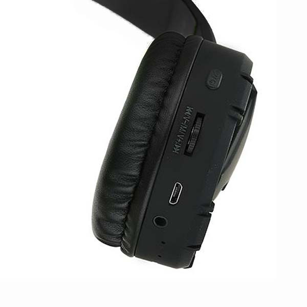 somostel słuchawki bluetooth nauszne ck08 bt 5.0 czarny stero sms-ck08