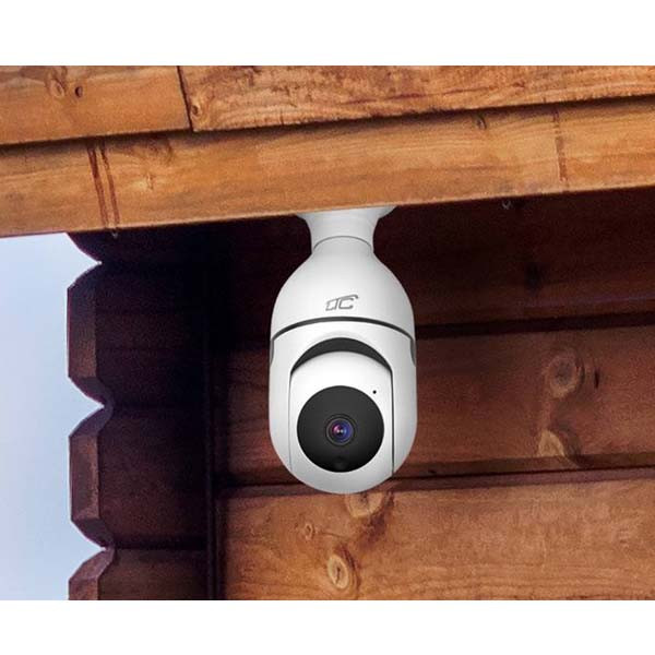 ltc vision kamera obrotowa żarówka gn.e27 230v ptz wifi ip 3 mpix (app tuya/ios/android) lxkam34