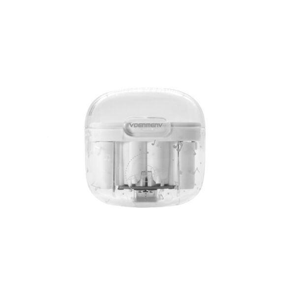 denmen słuchawki bluetooth douszne tws bt 5.0 biały stero dl29