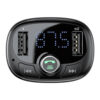 baseus transmiter fm bluetooth 4.2 mp3 + ładowarka samochodowa 2x usb 3.4a zestaw głośnomówiący microsd ccmt000301