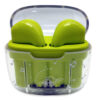 słuchawki bluetooth denmen earbuds zielone dl29 tws