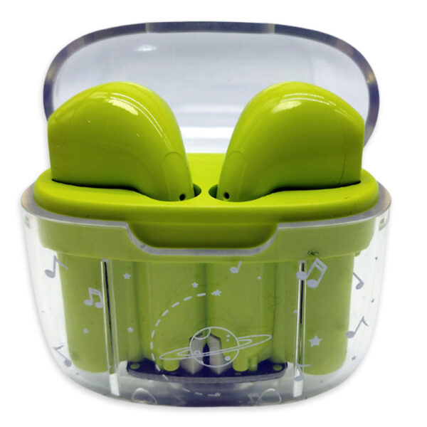 słuchawki bluetooth denmen earbuds zielone dl29 tws