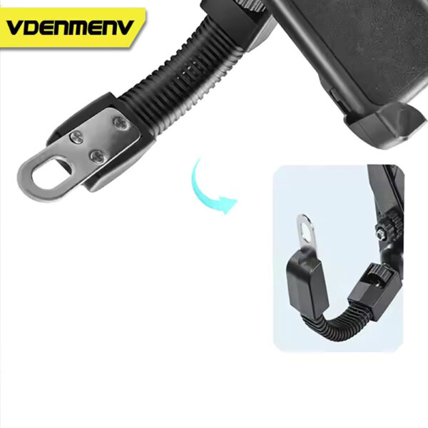 denmen uchwyt motocyklowy, rowerowy dh19 czarny dh19