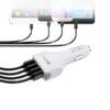 ładowarka samochodowa 4 x usb 7a biała vega faston fast charger quick 4xusb 3.0 3500ma