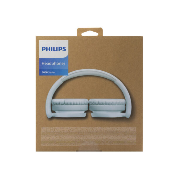 philips nauszne słuchawki bezprzewodowe 5000 series biały tah5209wt/00