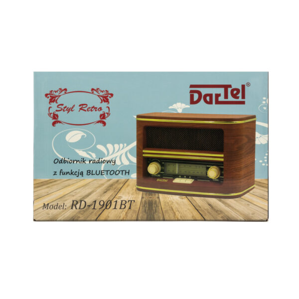 dartel radio sieciowe retro z funkcją bluetooth rd-1901bt