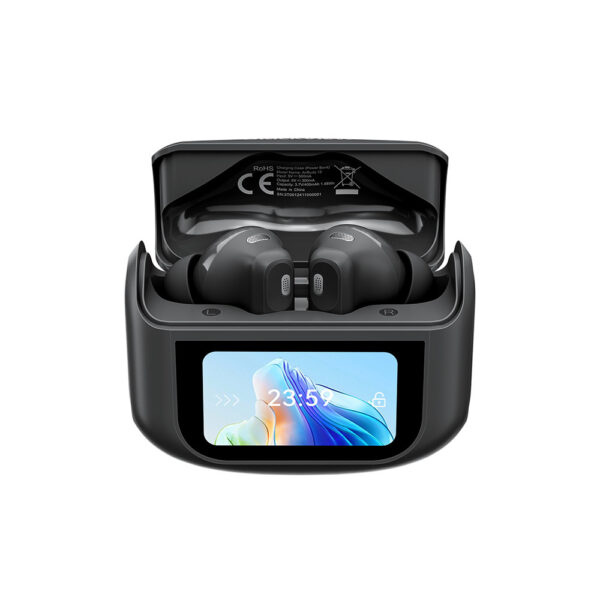 blackview słuchawka bluetooth airbuds 12 tws bt 5.4 lcd czarny 400mah